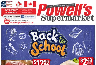Powell's Supermarket Flyer August 27 to September 2
