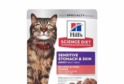 Amazon.ca: Hill's Science Diet, Sensitive Stomach & Skin, Adult, Wet Cat Food 24 Pack $21.49 (reg. $54.35)