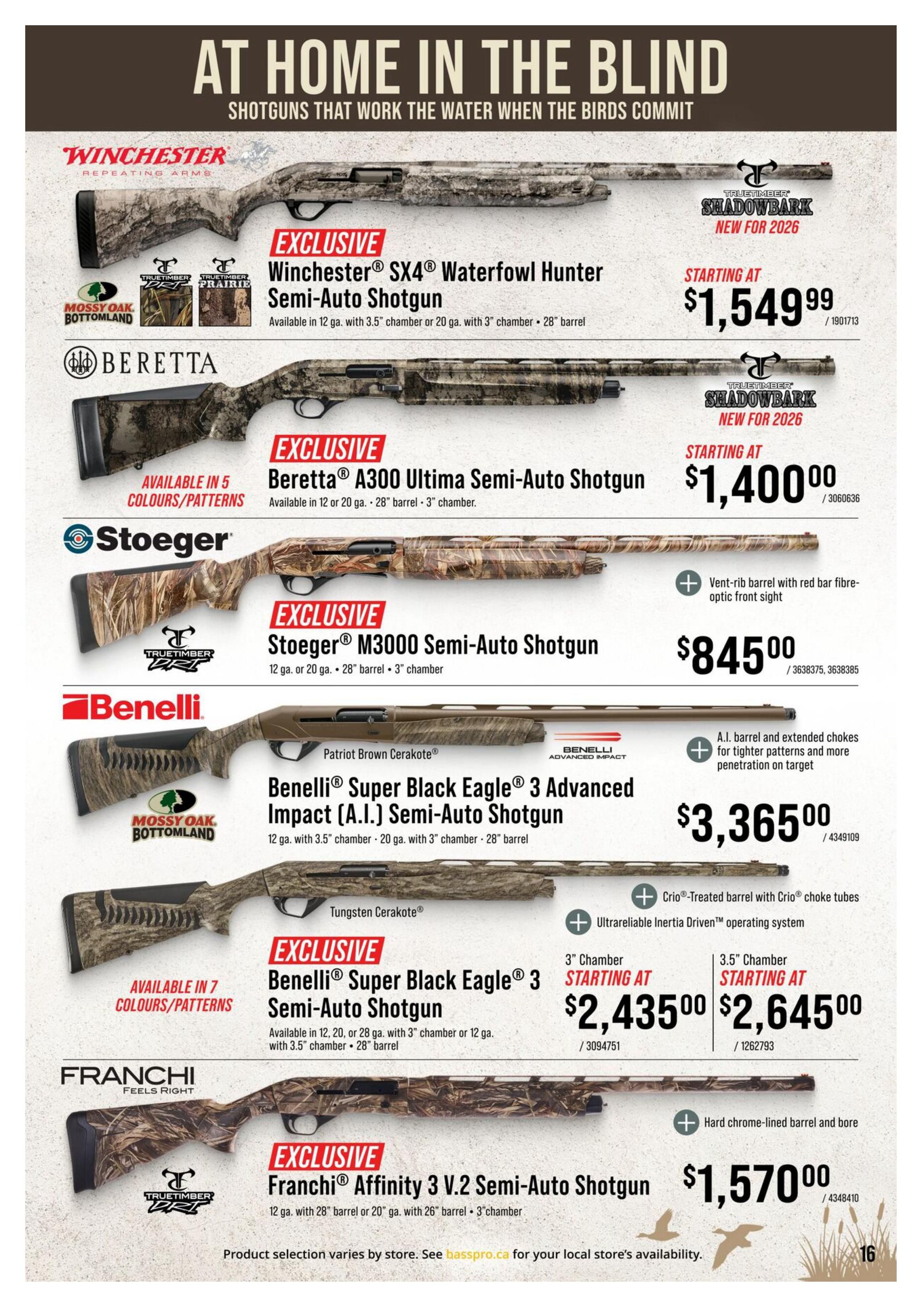 Cabela's Waterfowl Catalogue August 27 to September 23