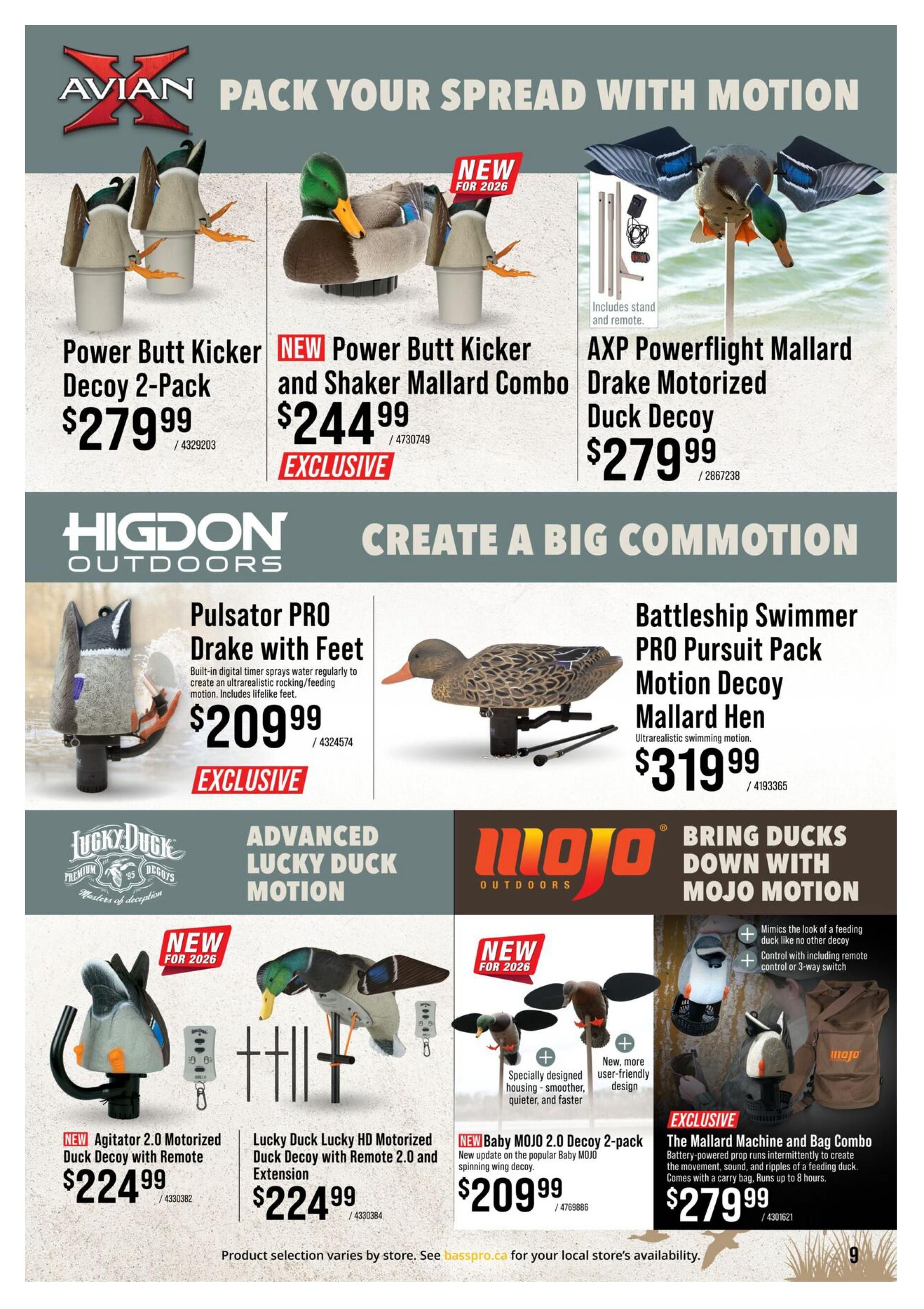 Cabela's Waterfowl Catalogue August 27 to September 23