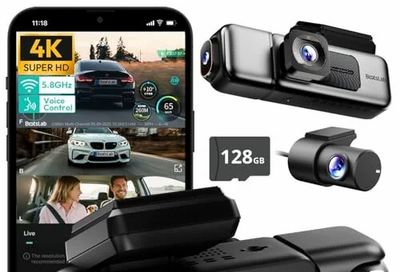 Amazon.ca: BOTSLAB G980H 3CH DVR: 4K+Dual 1080P, 128GB SD Card for $149.99