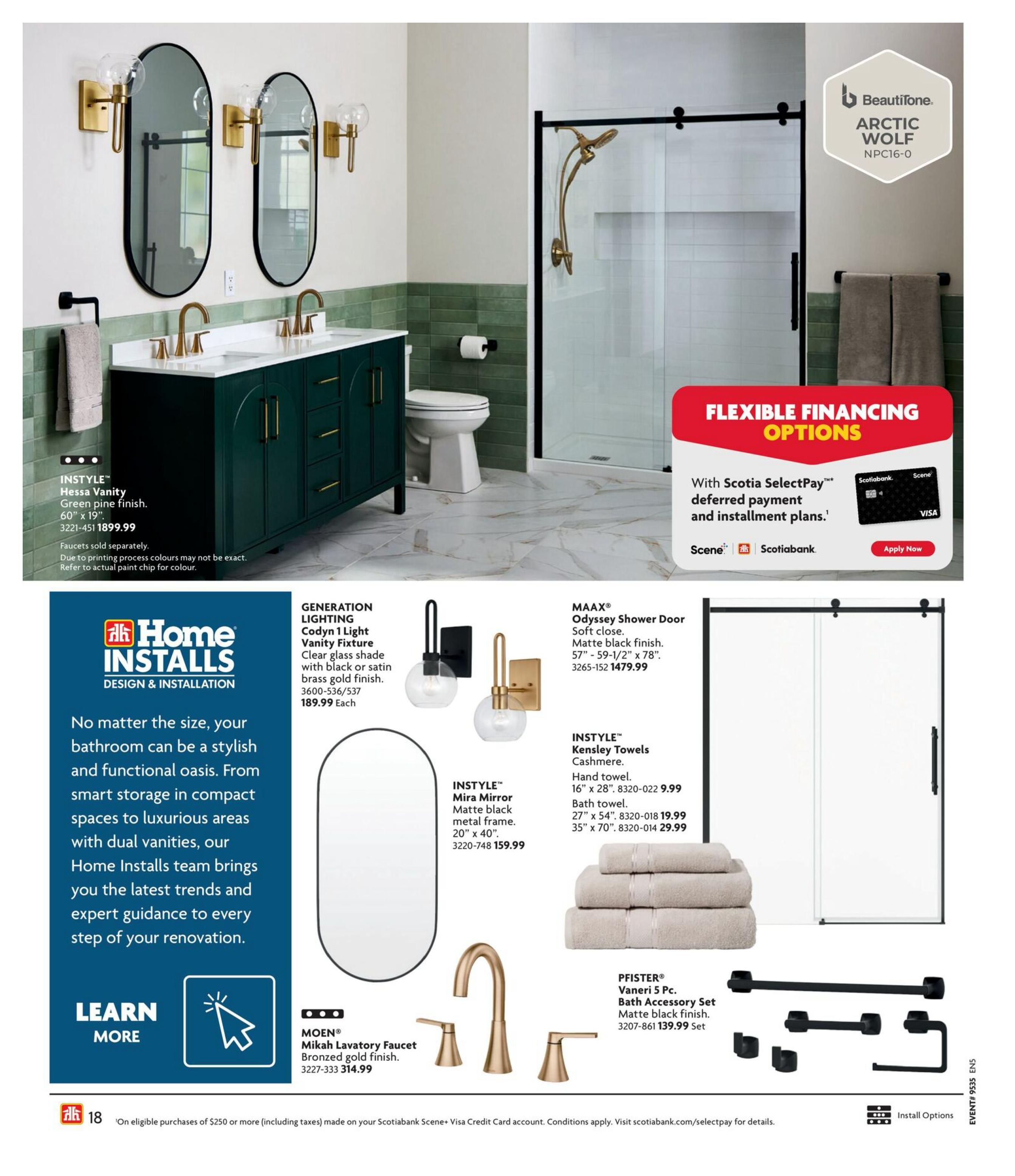 Home Hardware (BC) Kitchen And Bath Flyer August 27 to November 18