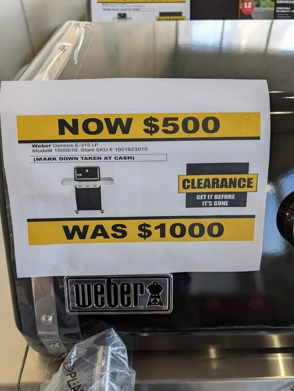 Home Depot: Weber Genesis E-315 3-Burner LP BBQ Clearance $500 Barrhaven Home Depot: Weber Genesis E-315 3-Burner LP BBQ Clearance $500 Barrhaven