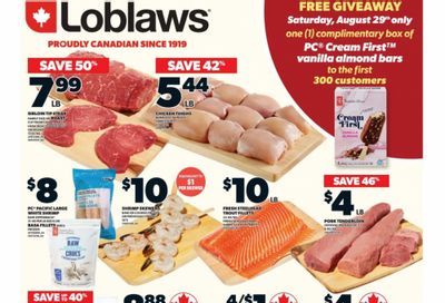 Loblaws Ontario: Free PC Cream First Vanilla Almond Bars 50 to 1st 300 Customers August 29th + Flyer Deals