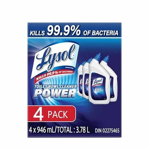 Amazon.ca: Lysol Power Toilet Bowl Cleaner, Disinfectant Gel, 4 × 946 mL $11.99 Amazon.ca: Lysol Power Toilet Bowl Cleaner, Disinfectant Gel, 4 × 946 mL $11.99