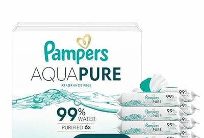 Amazon.ca: Pampers Aqua Pure Baby Wipes, 99% Water, Fragrance Free, 672 Baby Wipes Total (12 pack); Coupon price $24.97/ S/S $23.47