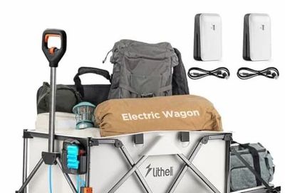 Amazon.ca: LiTHELi Electric Utility Wagon Cart, 200L Capacity, 300 lbs Load - $129.99