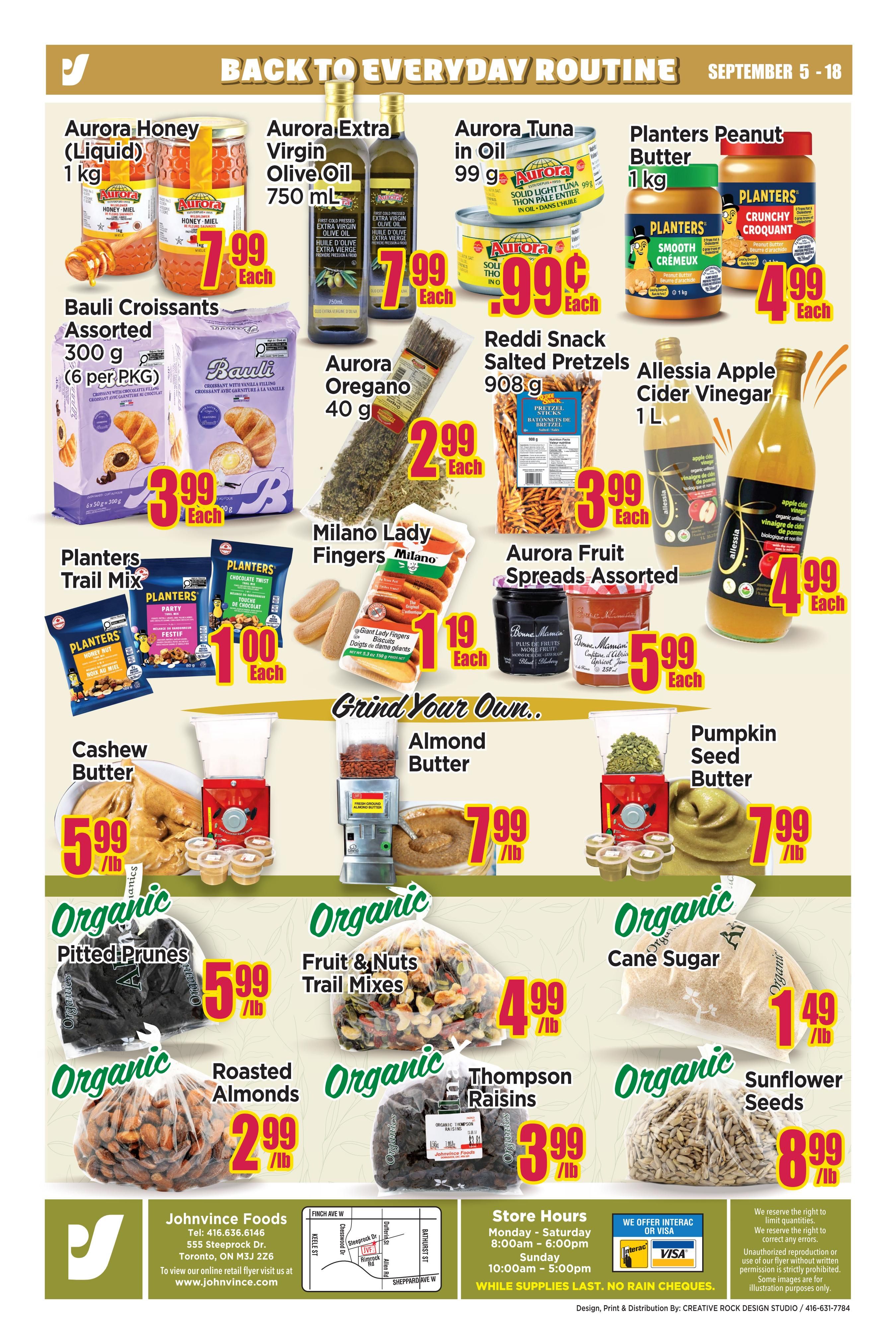 Johnvince Foods Flyer September 5 to 18