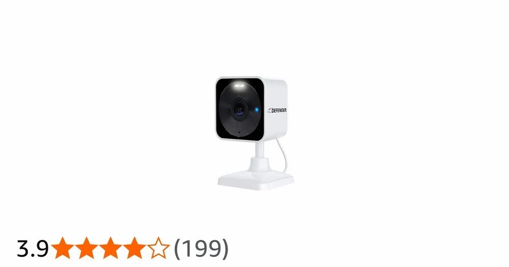 Amazon.com: Defender GO 2K AI Powered WiFi Indoor/Outdoor Security Camera,