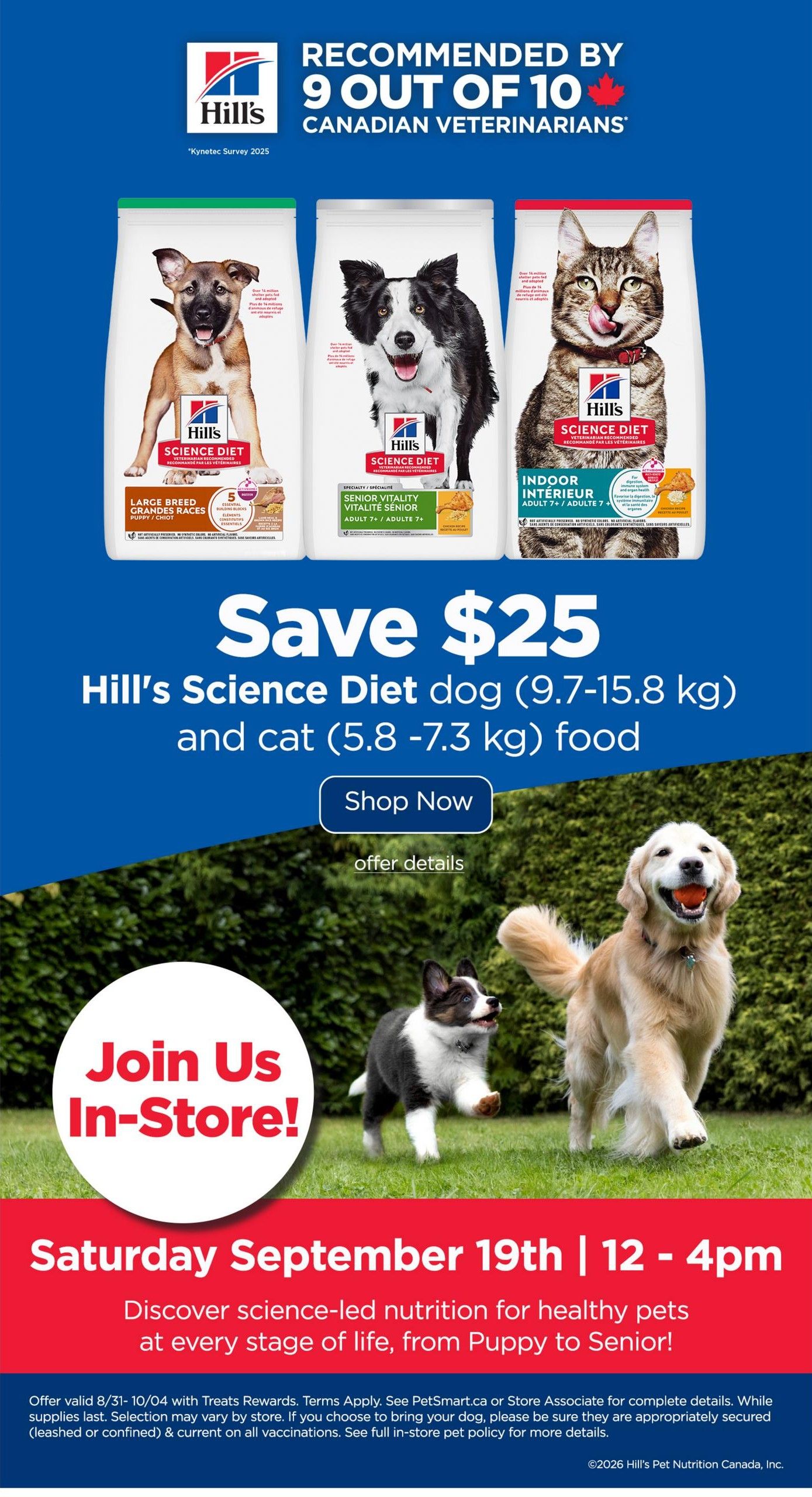 PetSmart Flyer August 31 to October 4