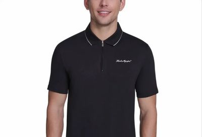 Costco: Karl Lagerfeld Men's 1/4 Zip Polo (100% pima cotton) $19.99