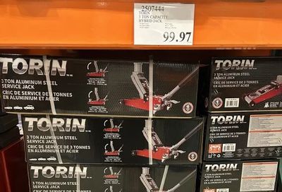 Costco: Torin Steel/Aluminum 3 ton Floor Jack $99.97 *YMMV* Costco Comox