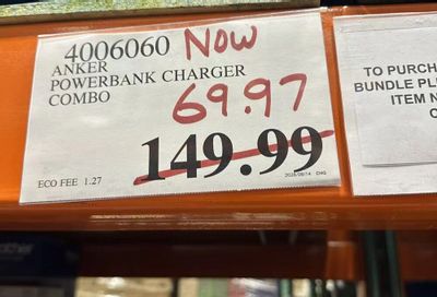 Costco Business Center: Anker 737 Power Bank + Charger + Cable Bundle at Ottawa Costco Business Center, $69.97