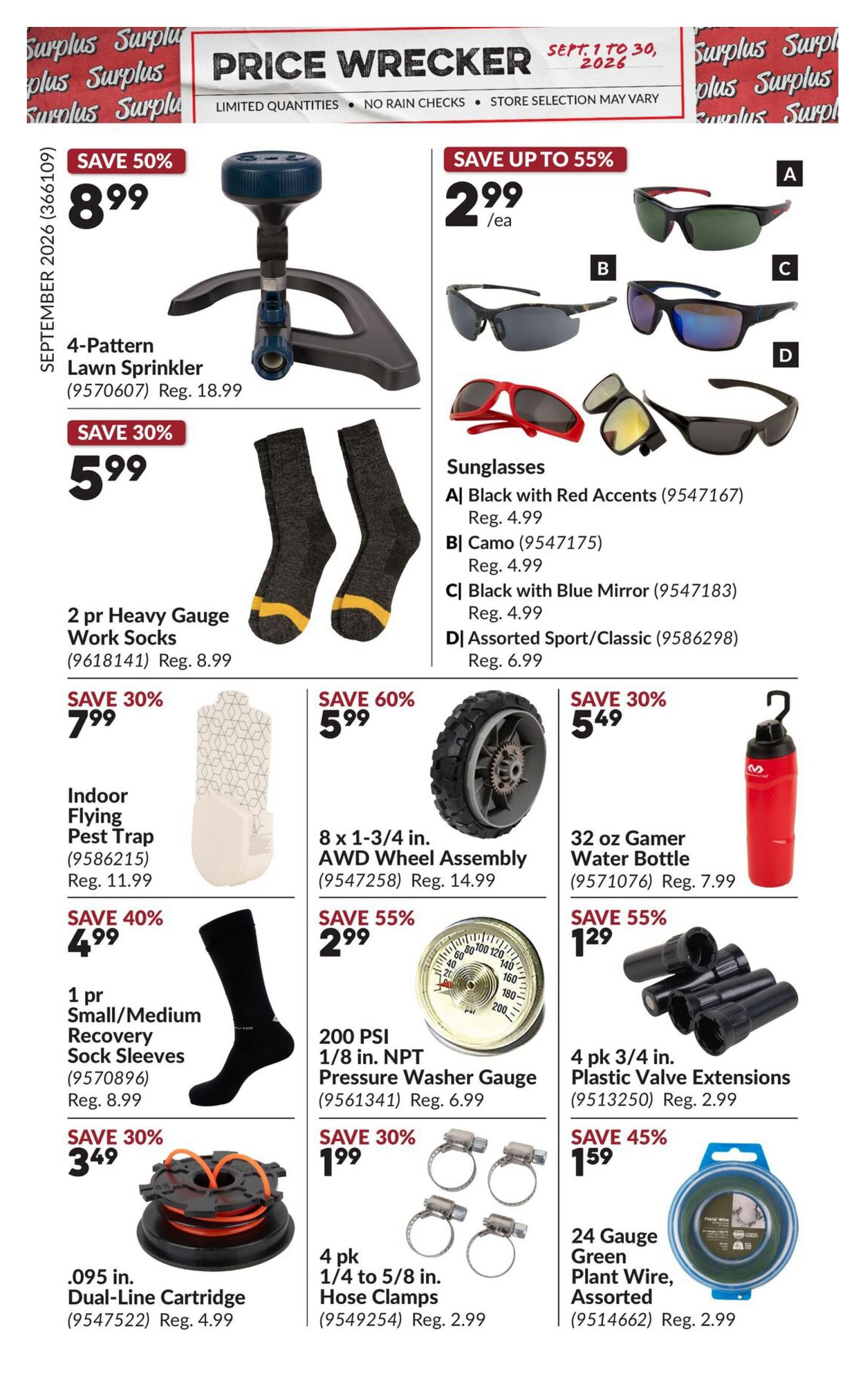 Princess Auto Price Wrecker Flyer September 1 to 30