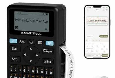 Amazon.ca: Keyboard & Bluetooth Label Maker Machine $25
