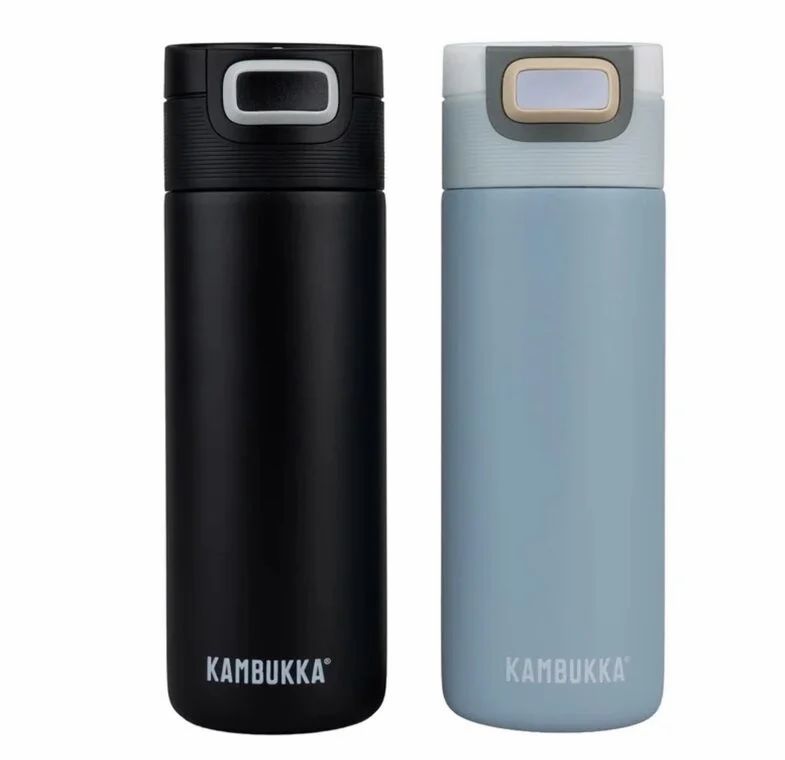 Costco - Kambukka Etna 500 mL (17 oz) Stainless Steel Travel Mug, 2-pack