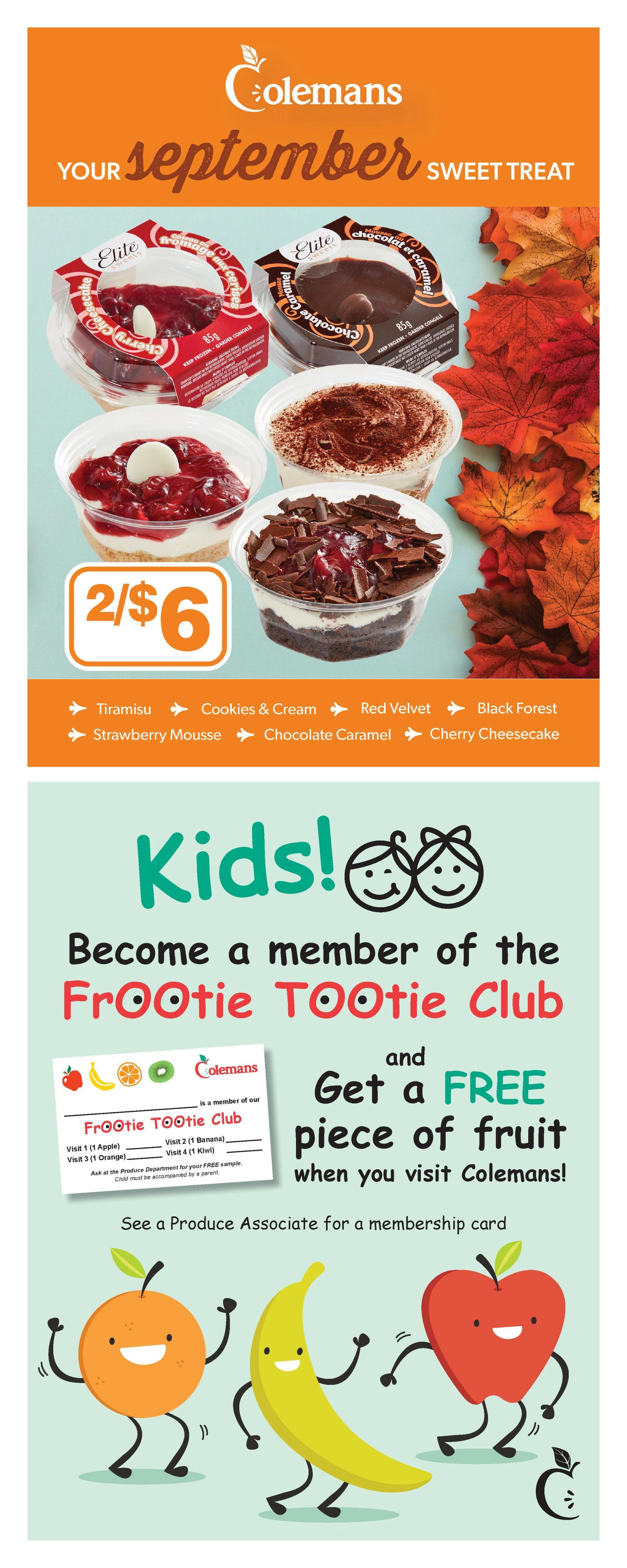 Coleman's Flyer September 3 to 9