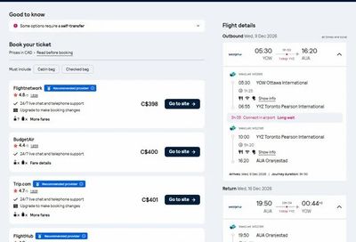 WestJet: Ottawa to Aruba - From $398 CAD roundtrip (1 Stop in Toronto) **ULTRA BASIC FARE**