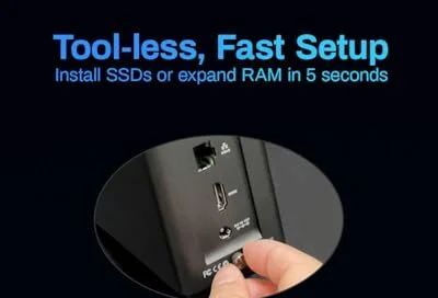Amazon.ca: TERRAMASTER F4 SSD NAS Storage - 4Bay All SSD NAS Server N95 QuadCore CPU, 8GB DDR5 RAM, 5GbE Port, $483/30% off