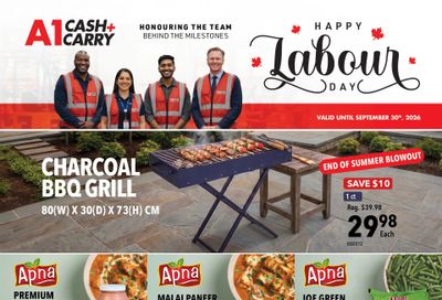 A-1 Cash and Carry Flyer September 1 to 30