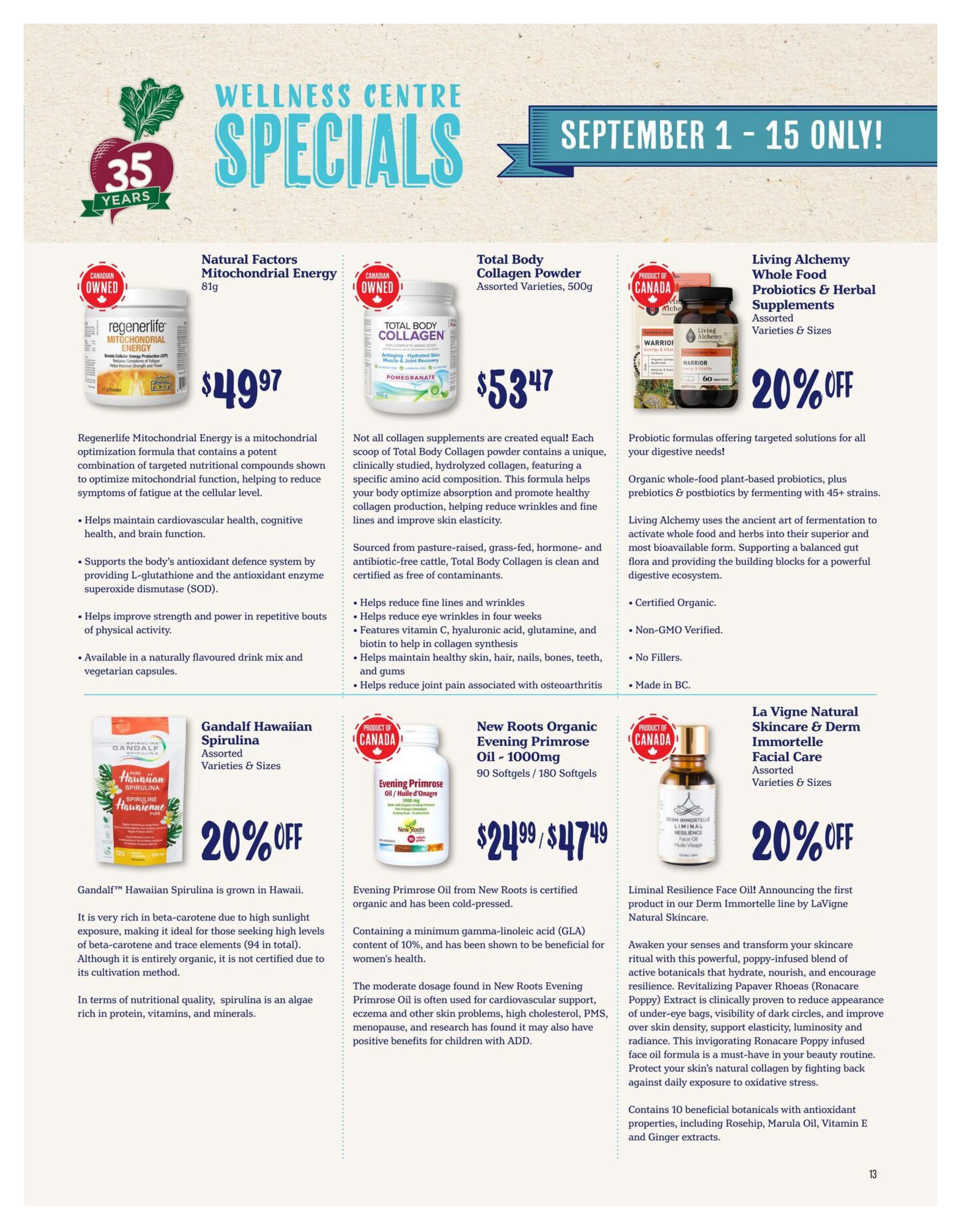 Choices Market HeartBeet Monthly Flyer September 1 to 30