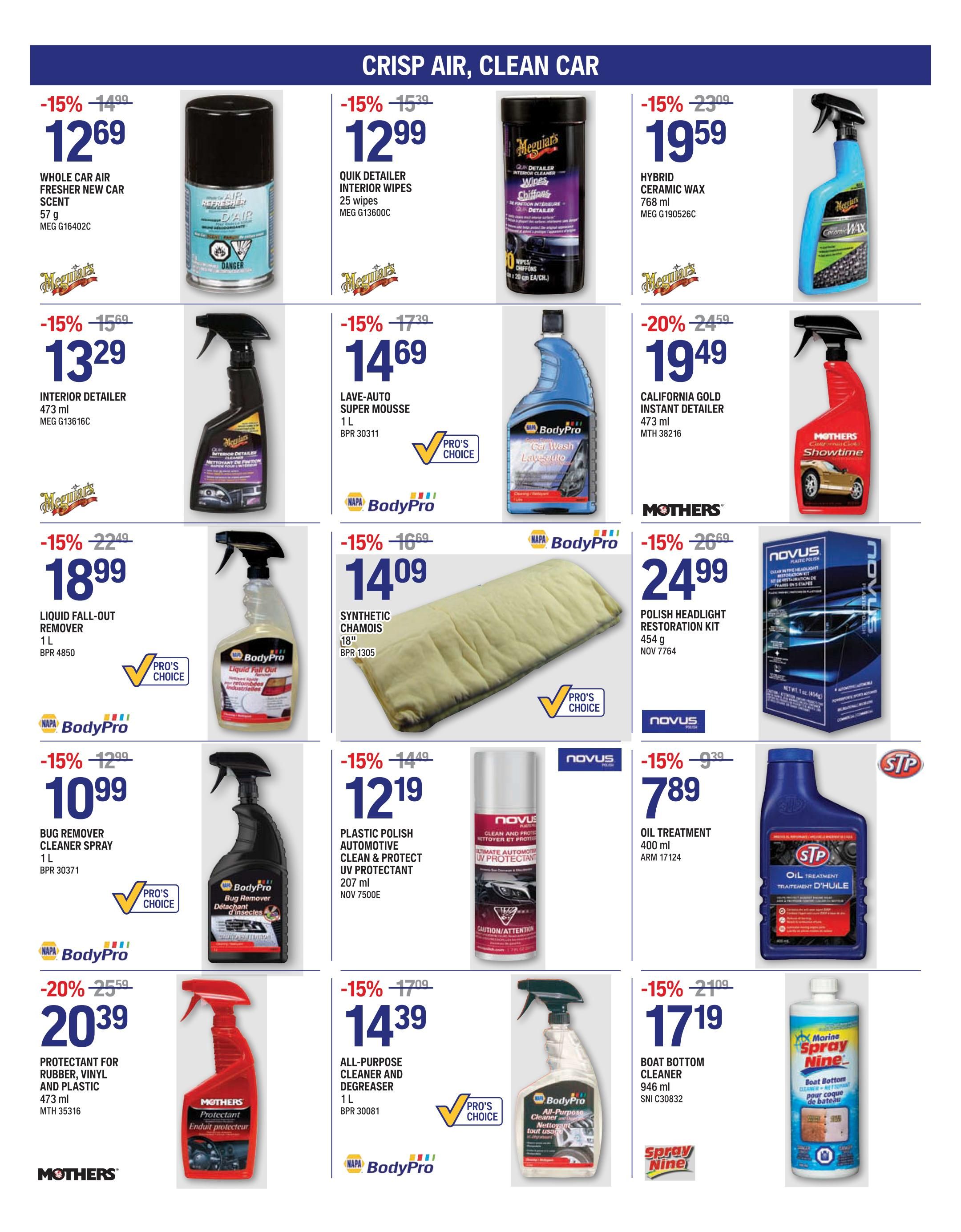 NAPA Auto Parts Flyer September 1 to 30 