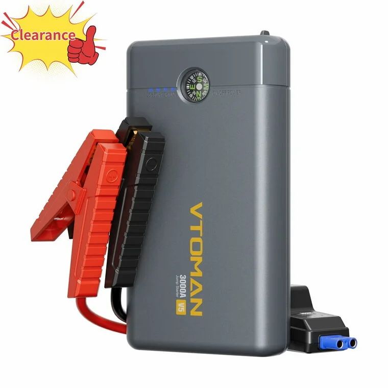 Walmart: VTOMAN V5 3000A Car Jump Starter for $41.99 (53% Off) Walmart: VTOMAN V5 3000A Car Jump Starter for $41.99 (53% Off)