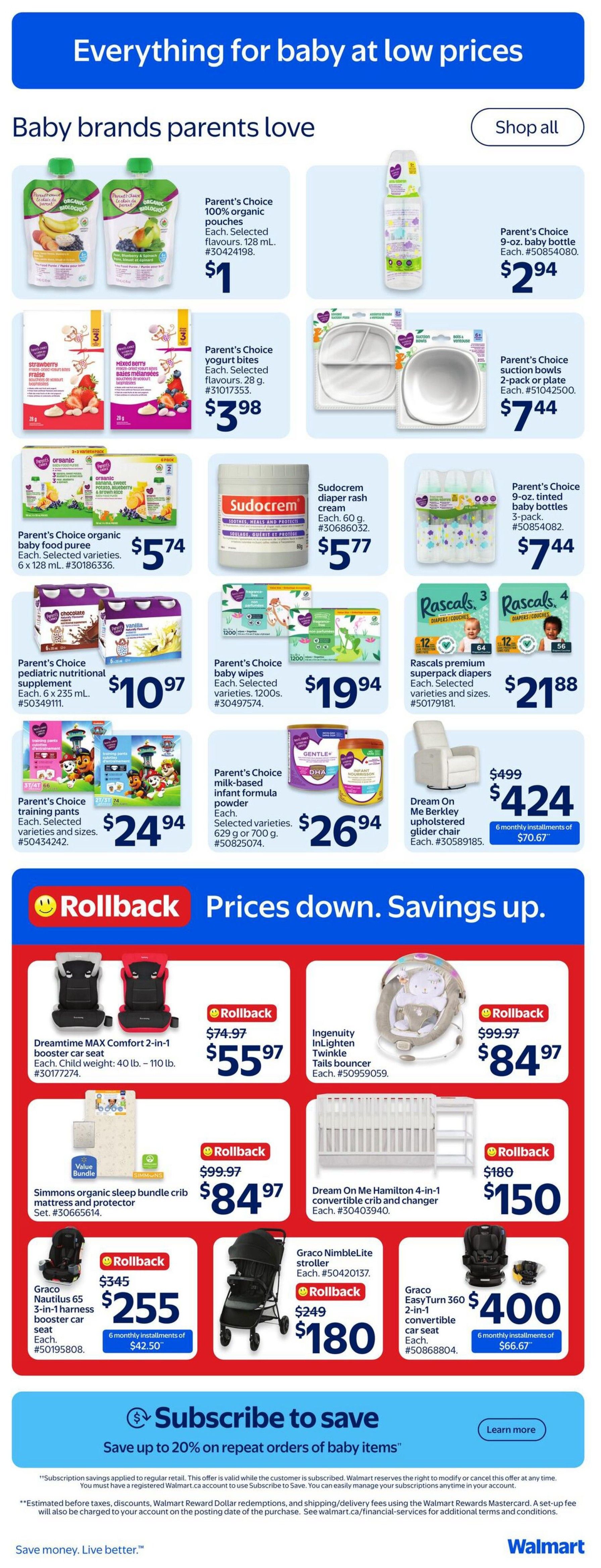 Walmart (West) Flyer September 3 to 9