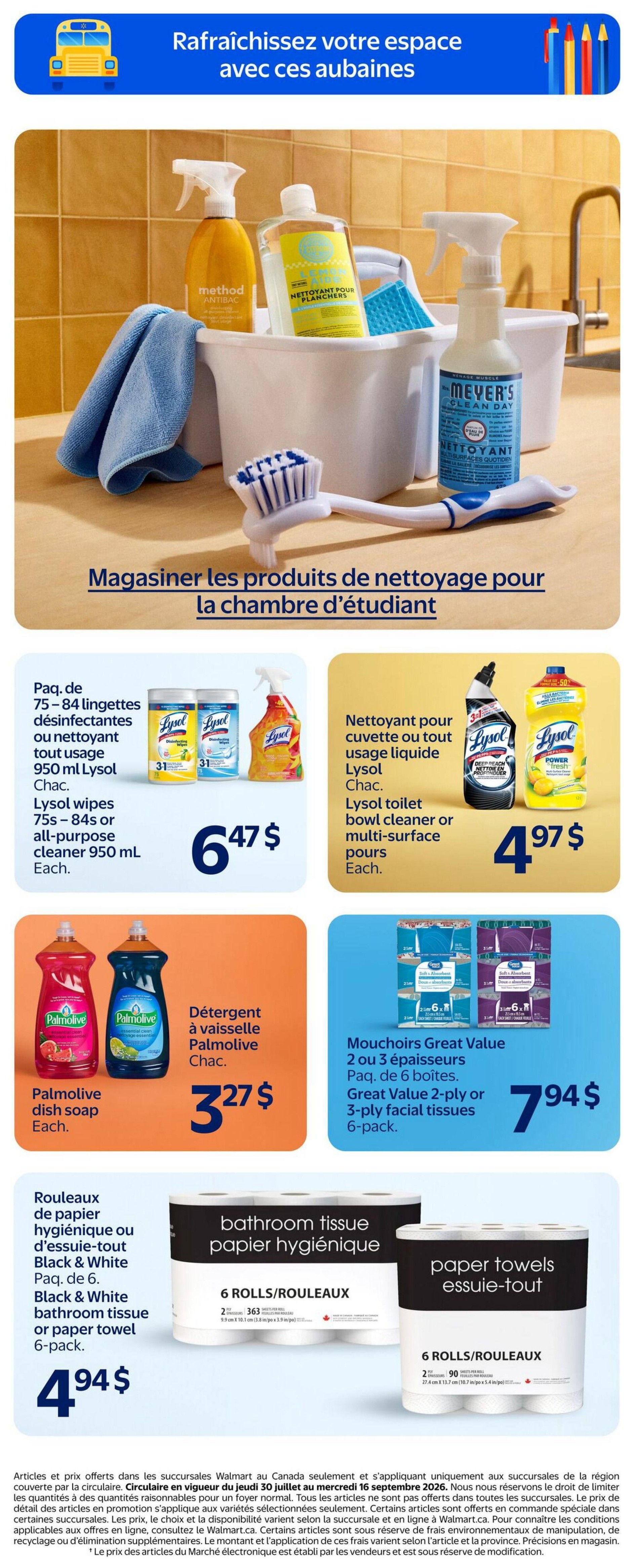 Walmart (QC) Flyer September 3 to 9