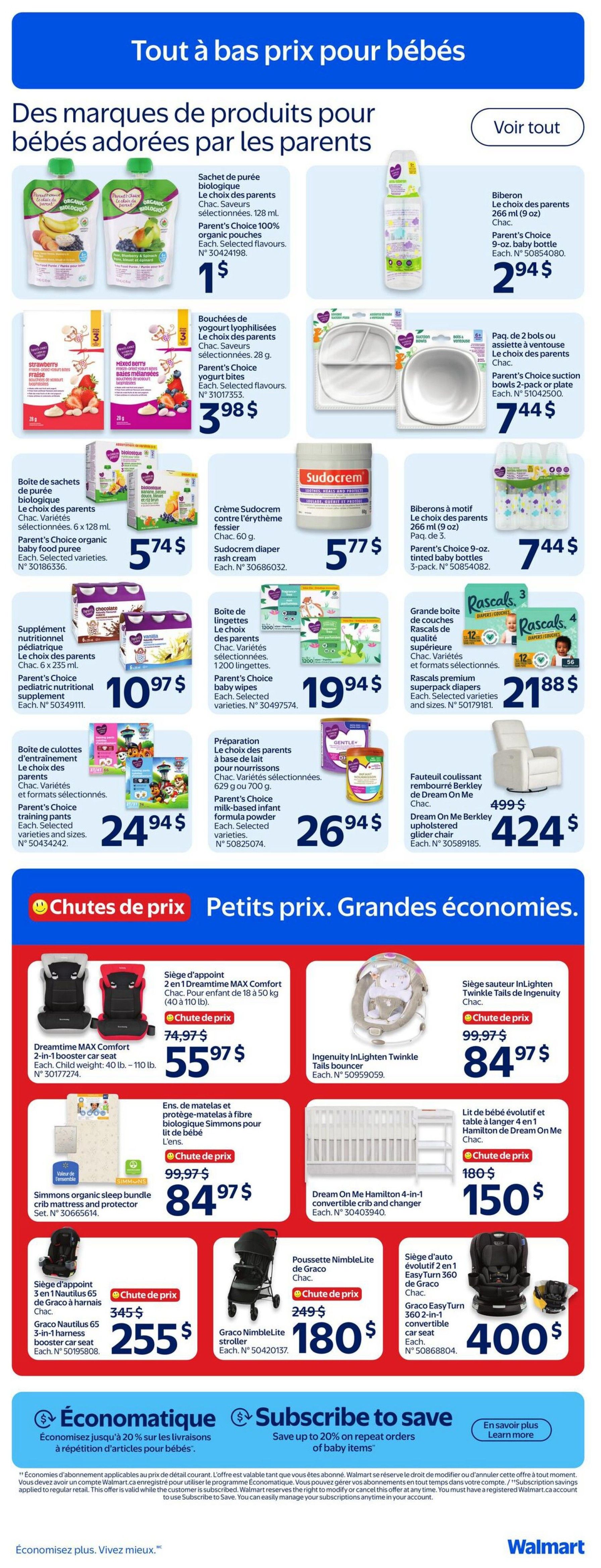 Walmart (QC) Flyer September 3 to 9