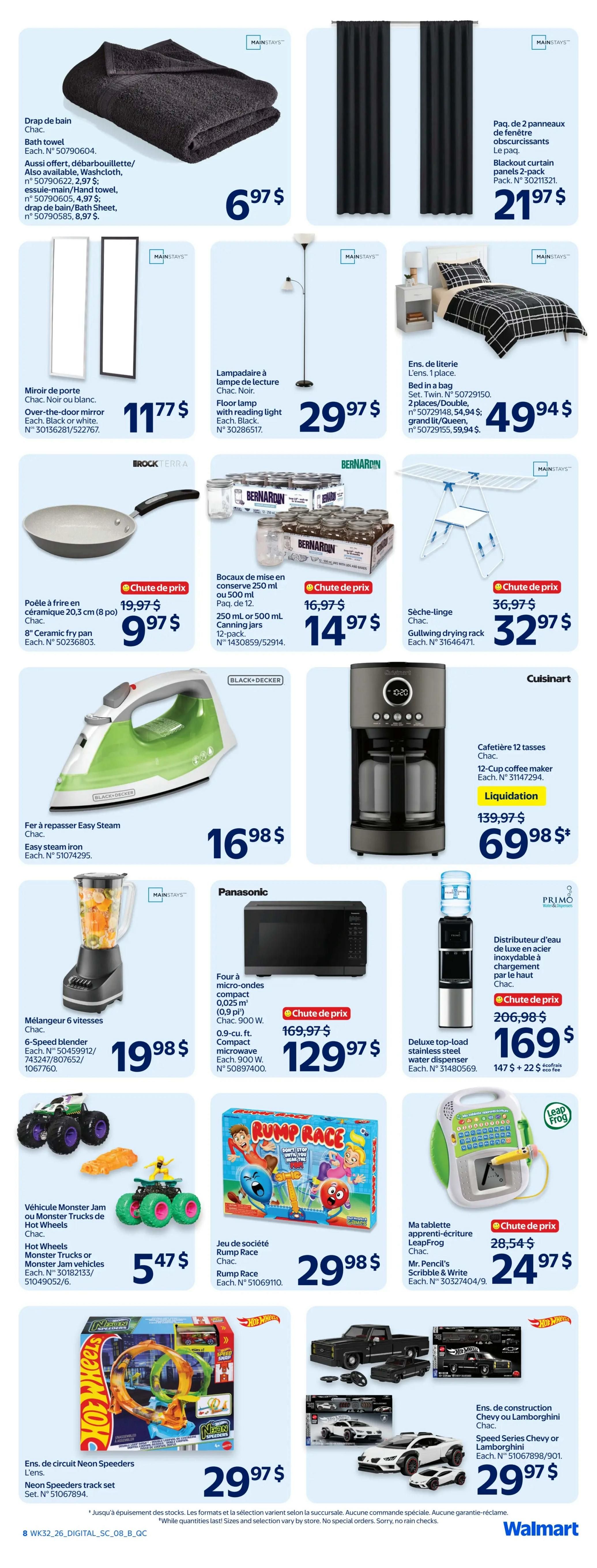 Walmart (QC) Flyer September 3 to 9