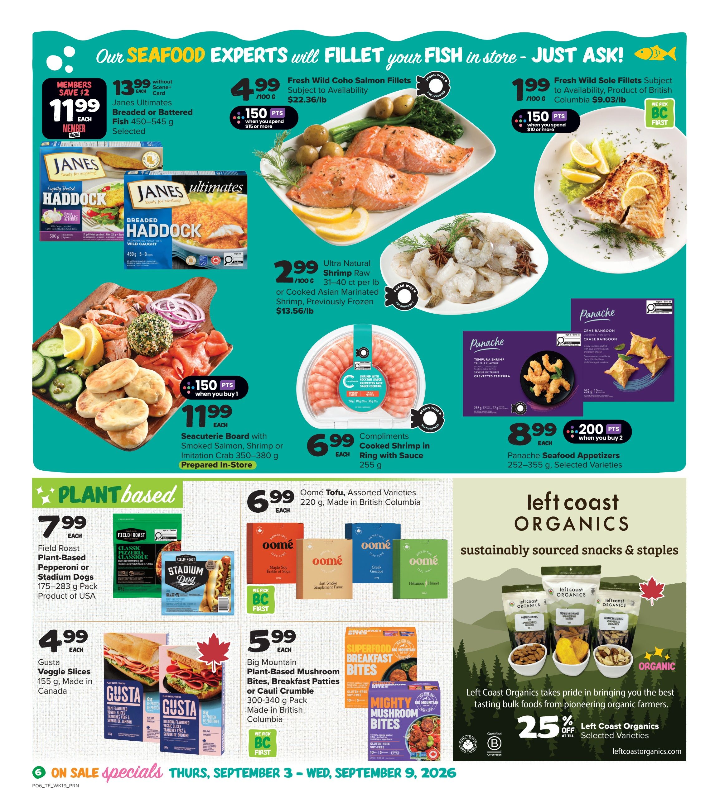 Thrifty Foods Flyer September 3 to 9