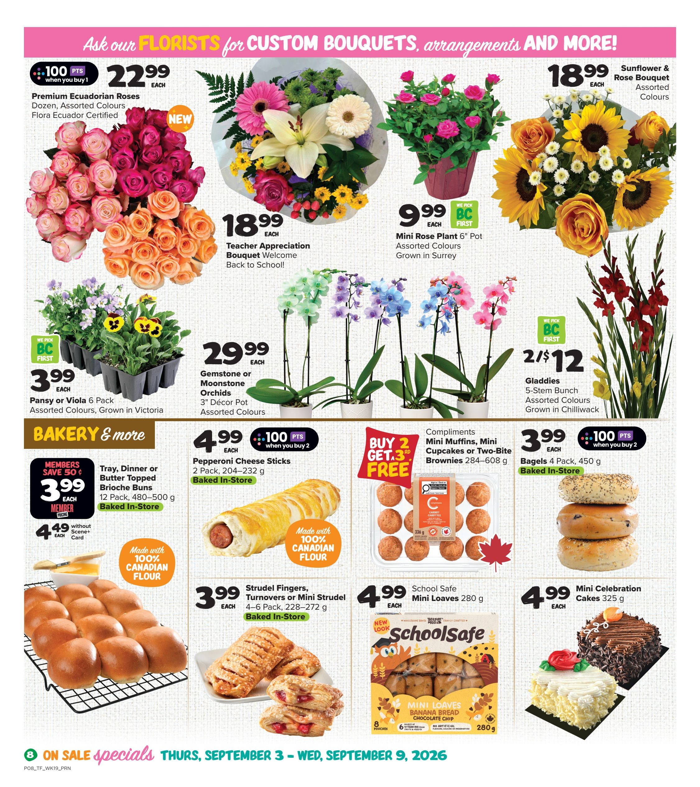 Thrifty Foods Flyer September 3 to 9
