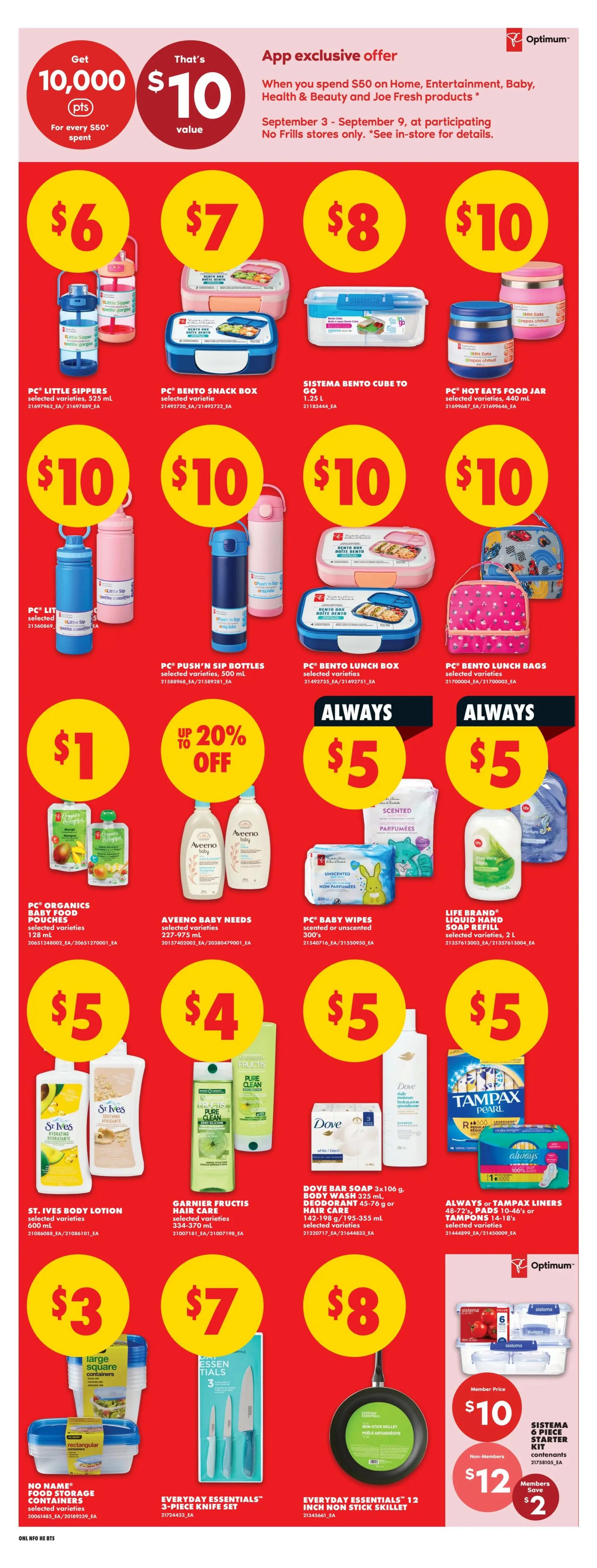 No Frills (ON) Flyer September 3 to 9