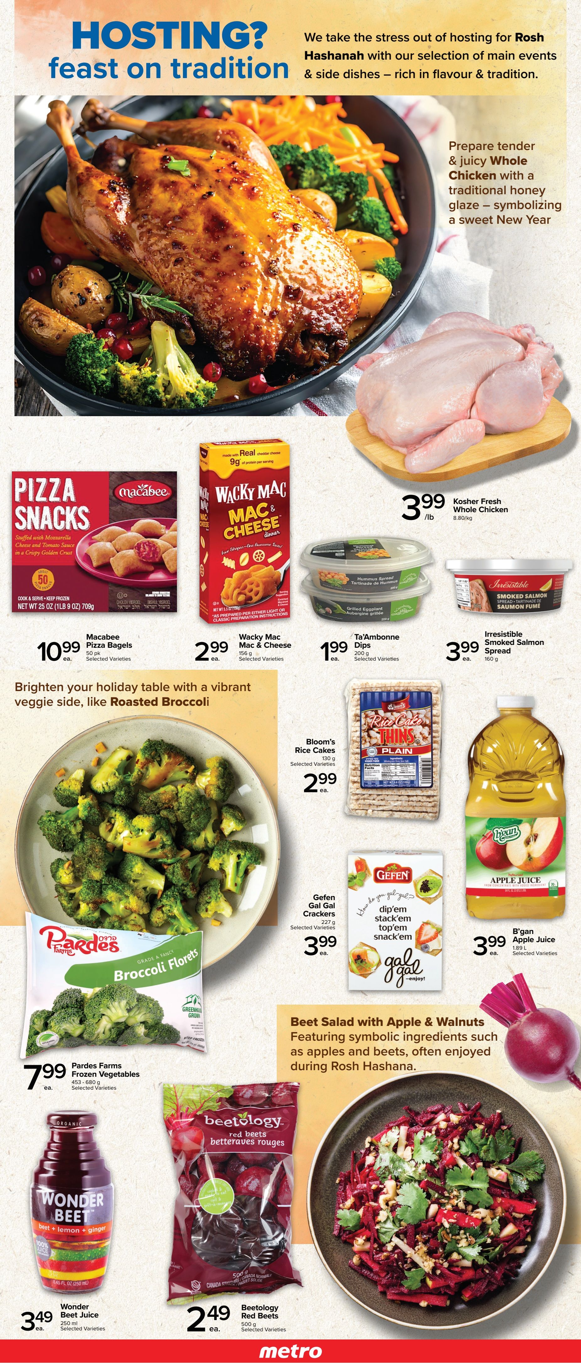 Metro (ON) Rosh Hashanah Flyer September 3 to 9