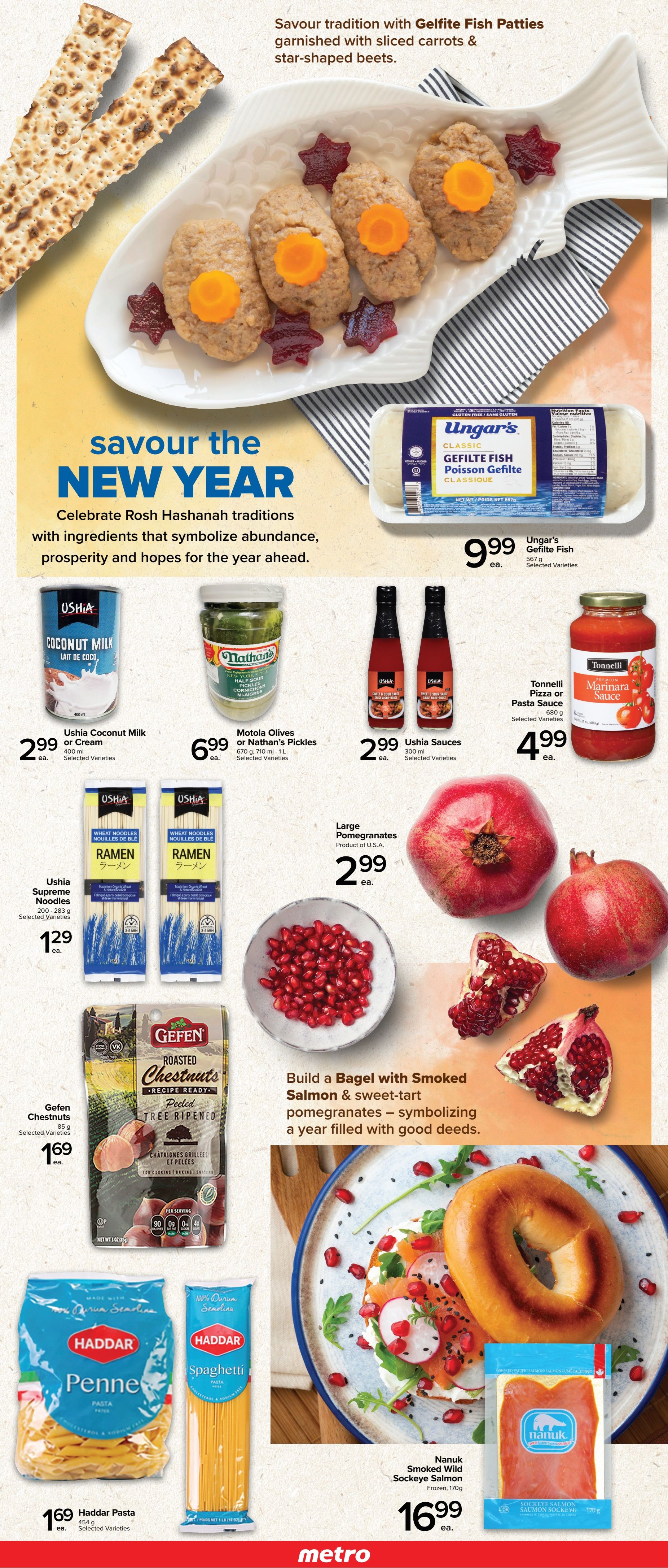 Metro (ON) Rosh Hashanah Flyer September 3 to 9