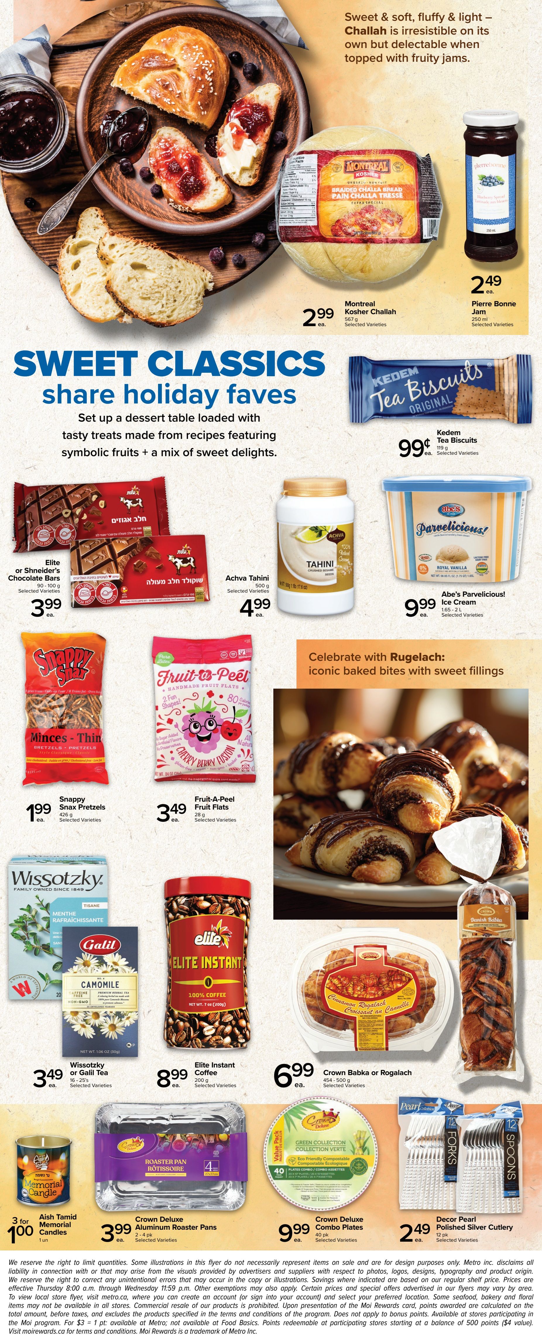 Metro (ON) Rosh Hashanah Flyer September 3 to 9