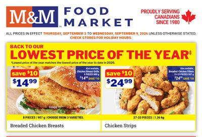 M&M Food Market (Atlantic, ON & West) Flyer September 3 to 9