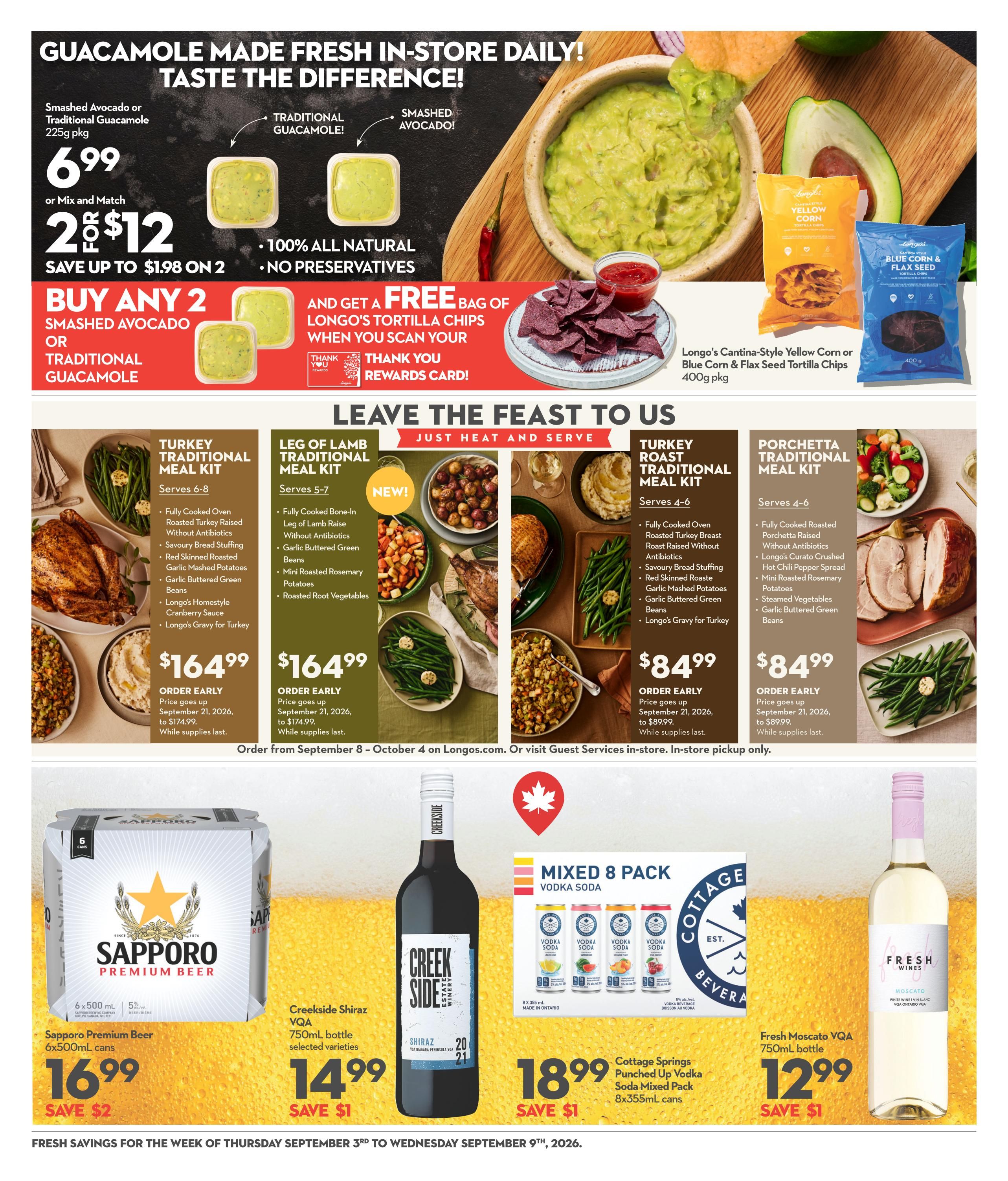 Longo's Flyer September 3 to 9