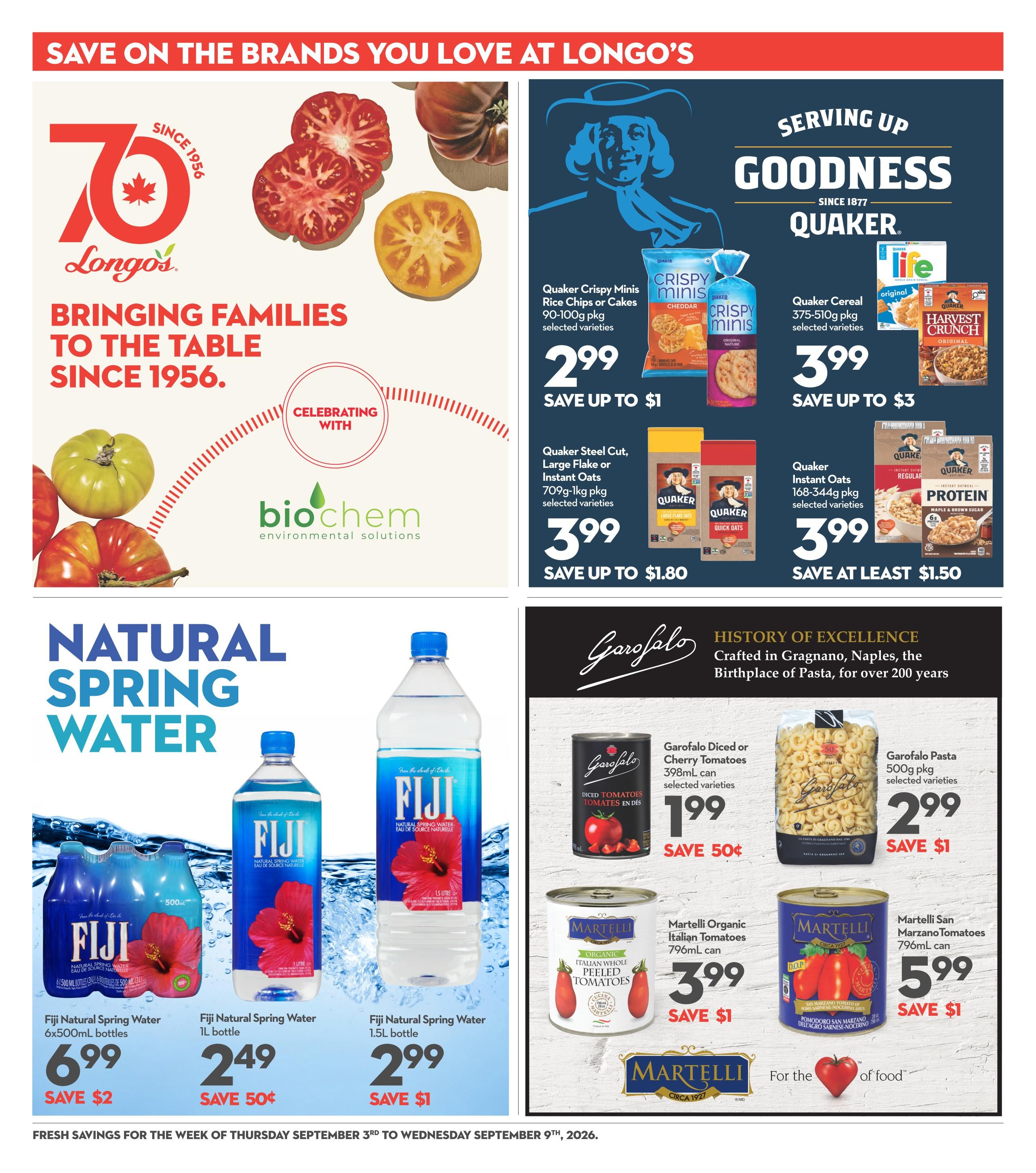 Longo's Flyer September 3 to 9