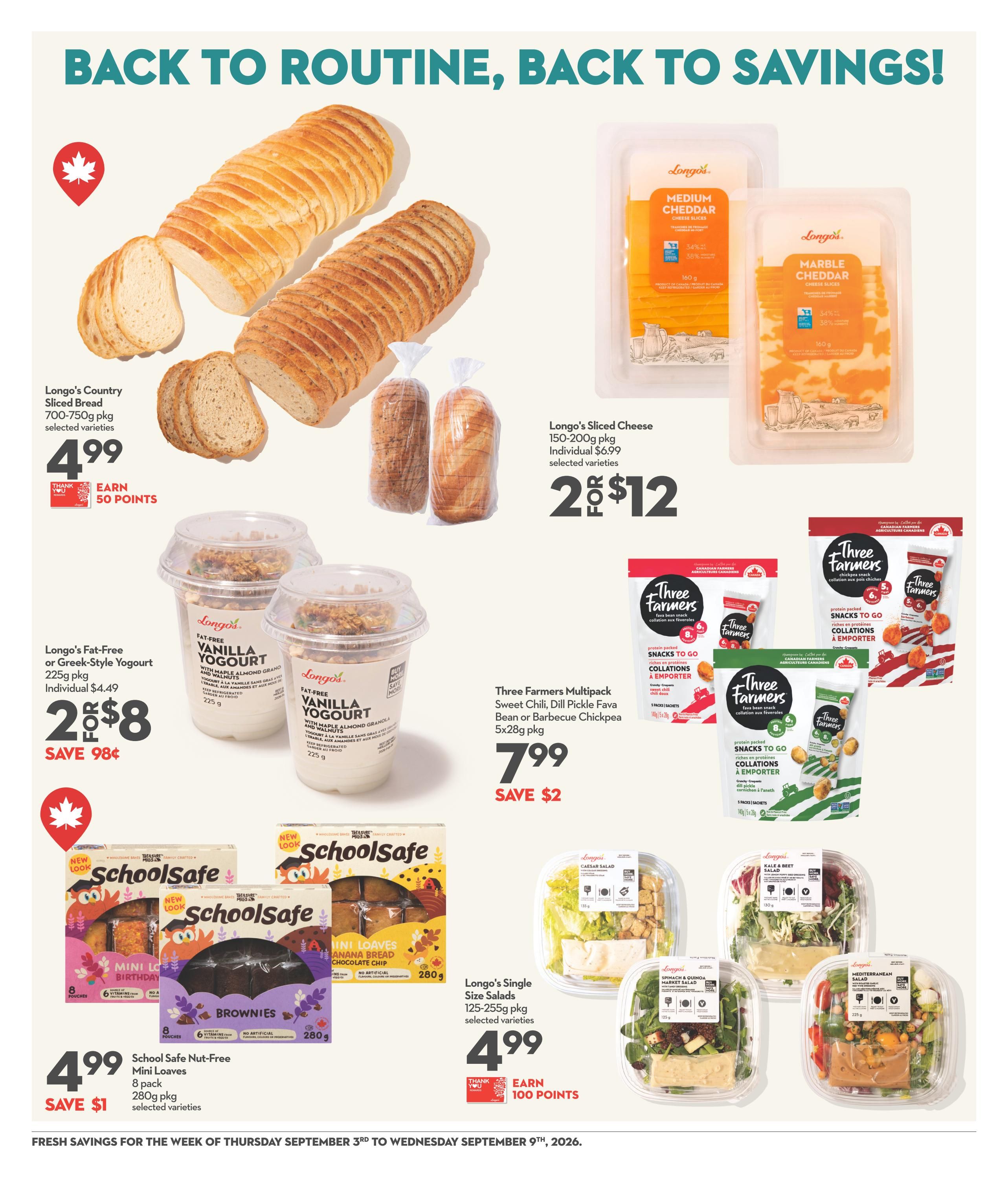 Longo's Flyer September 3 to 9