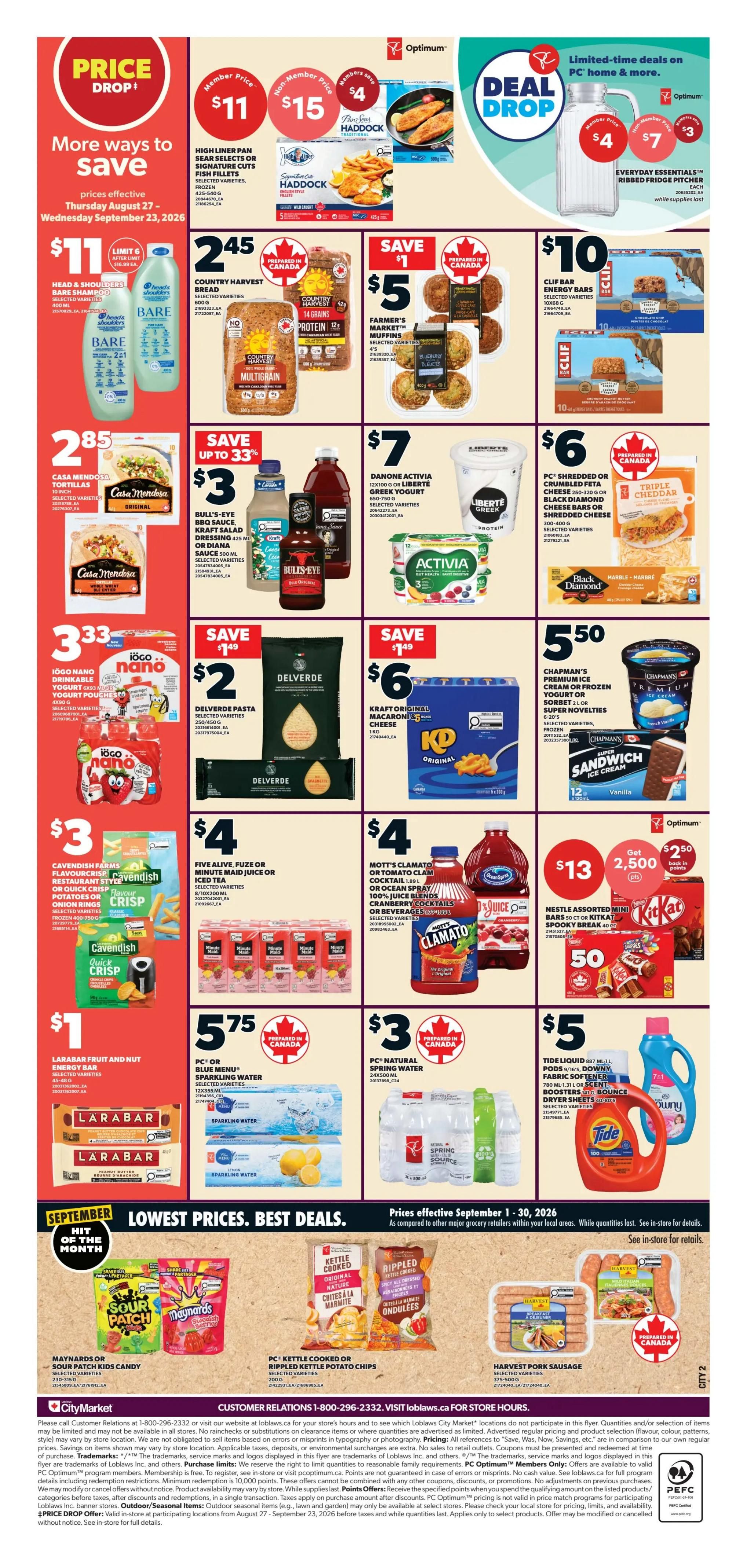 Loblaws City Market (West) Flyer September 3 to 9