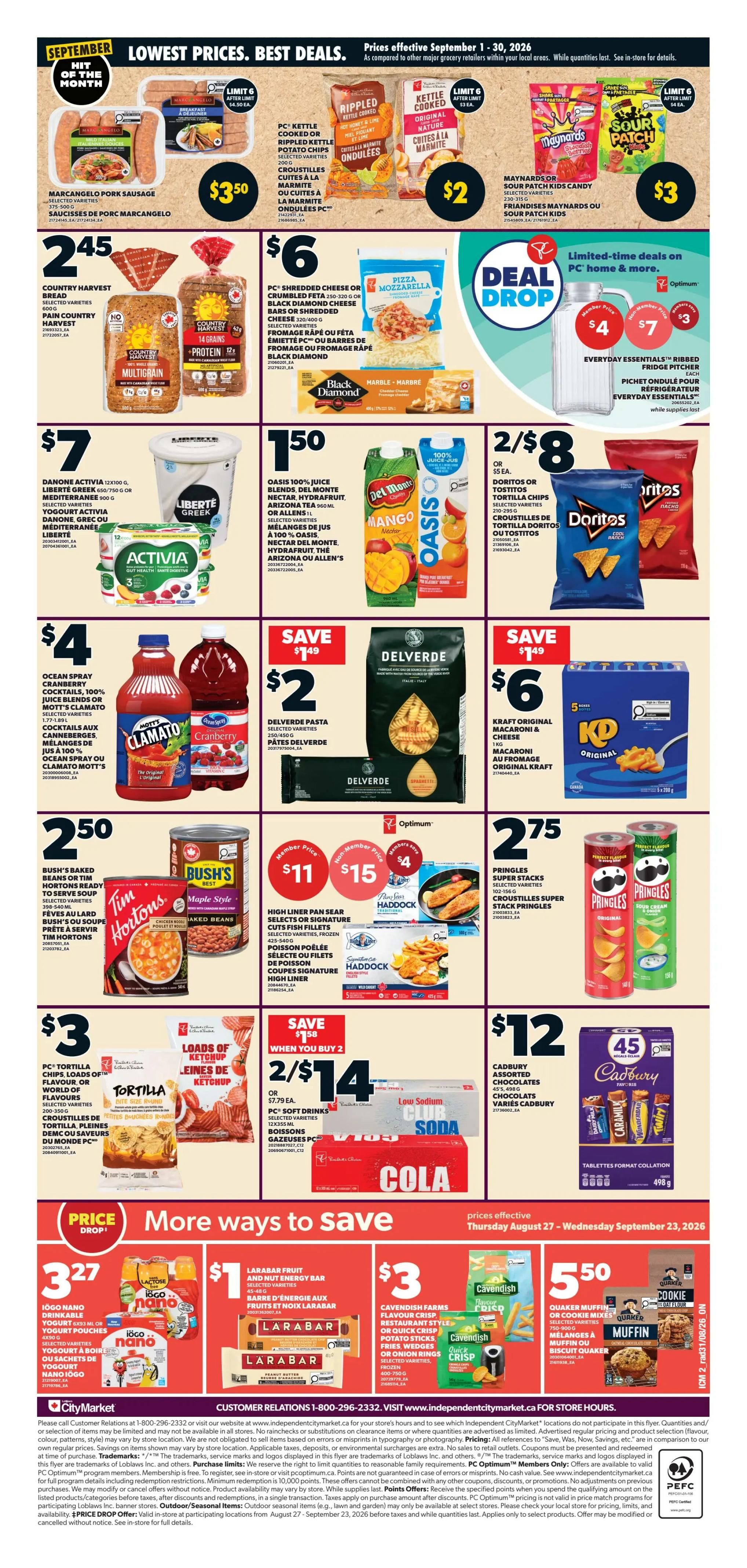 Loblaws City Market (ON) Flyer September 3 to 9
