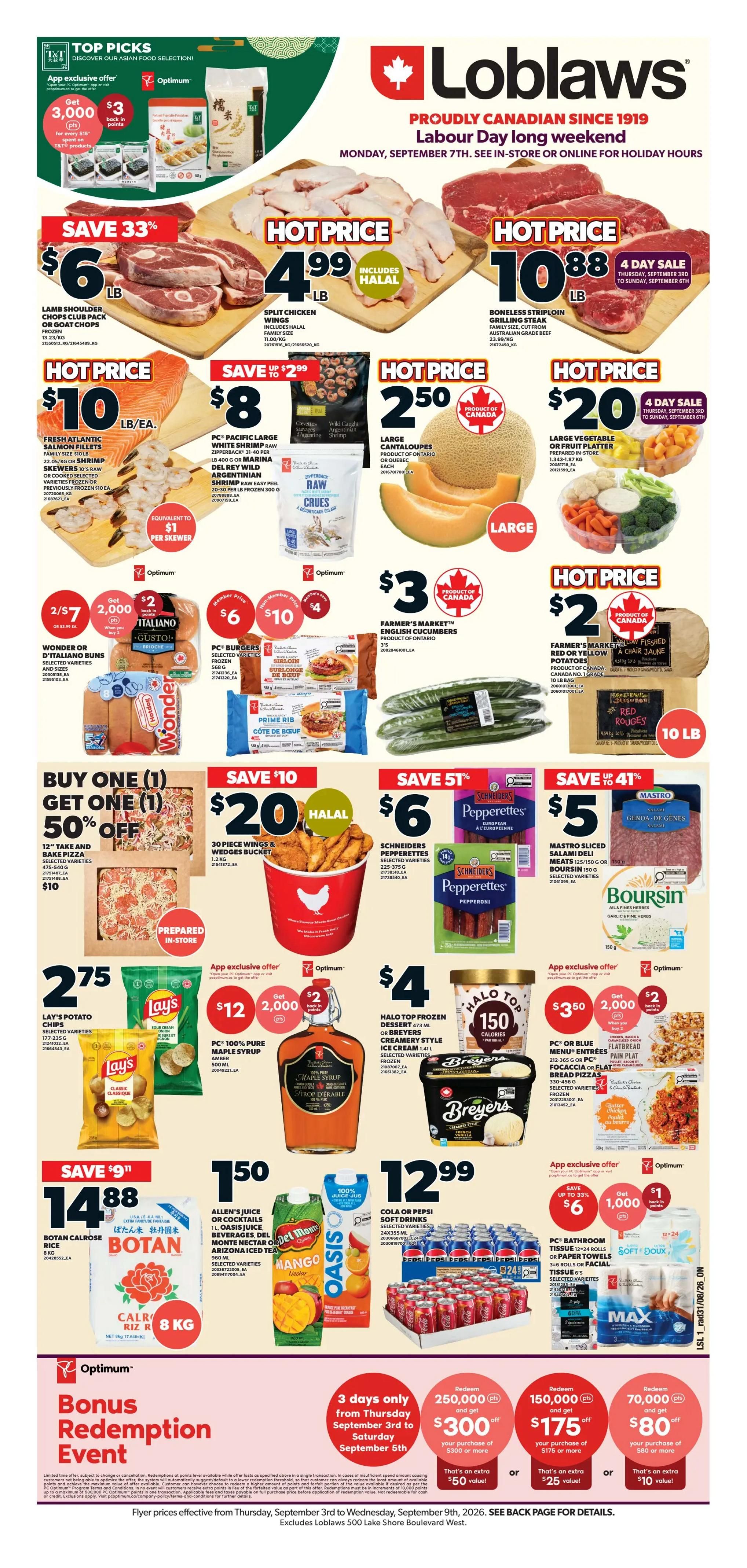Loblaws (ON) Flyer September 3 to 9
