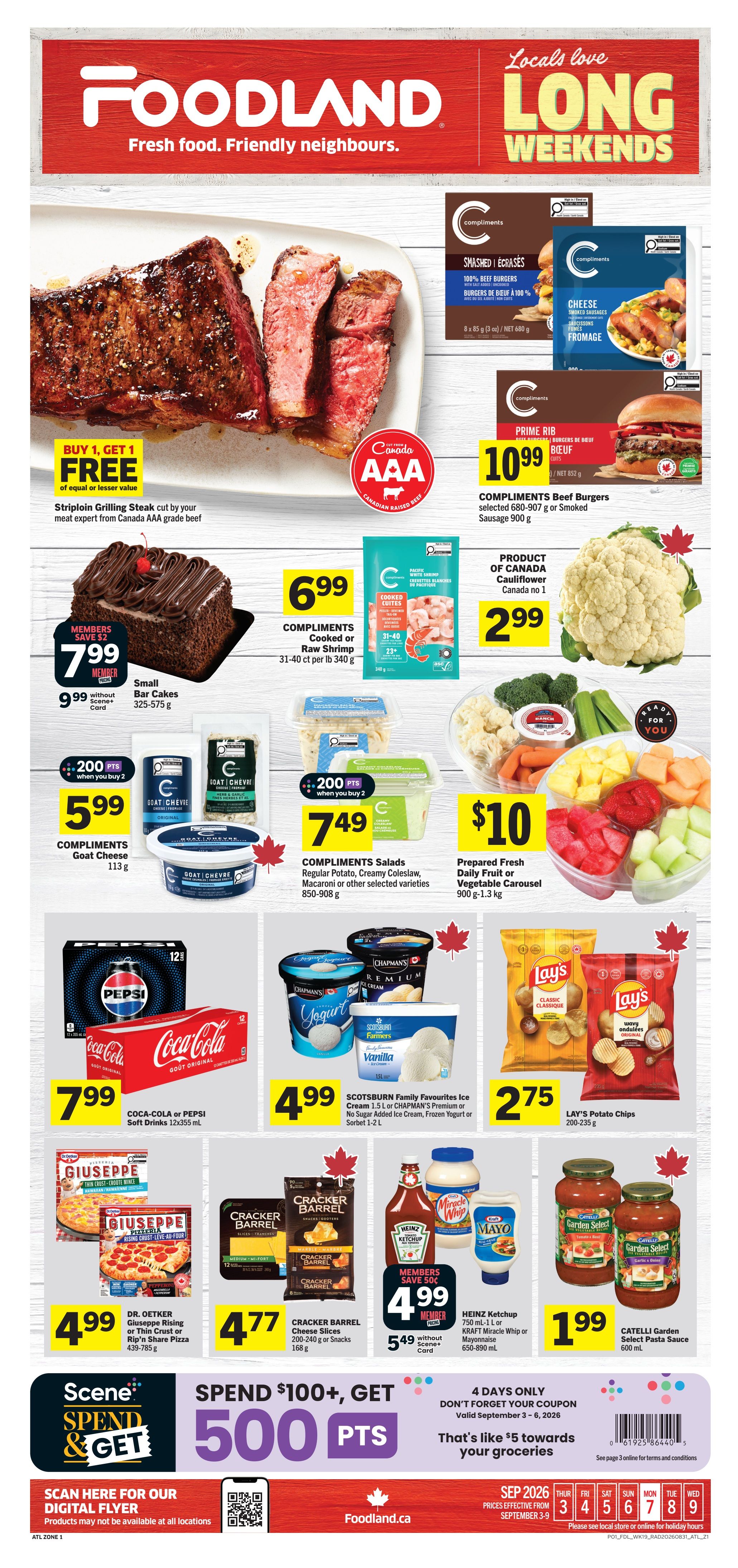 Foodland (Atlantic) Flyer September 3 to 9