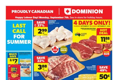 Dominion Flyer September 3 to 9