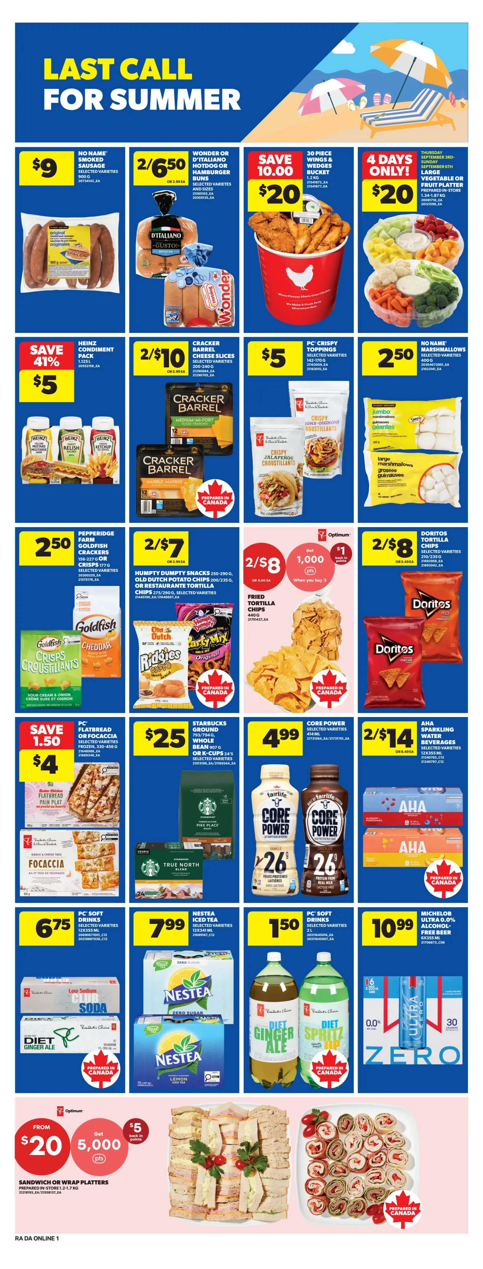 Dominion Flyer September 3 to 9