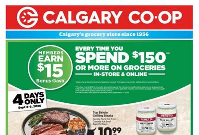 Calgary Co-op Flyer September 3 to 9