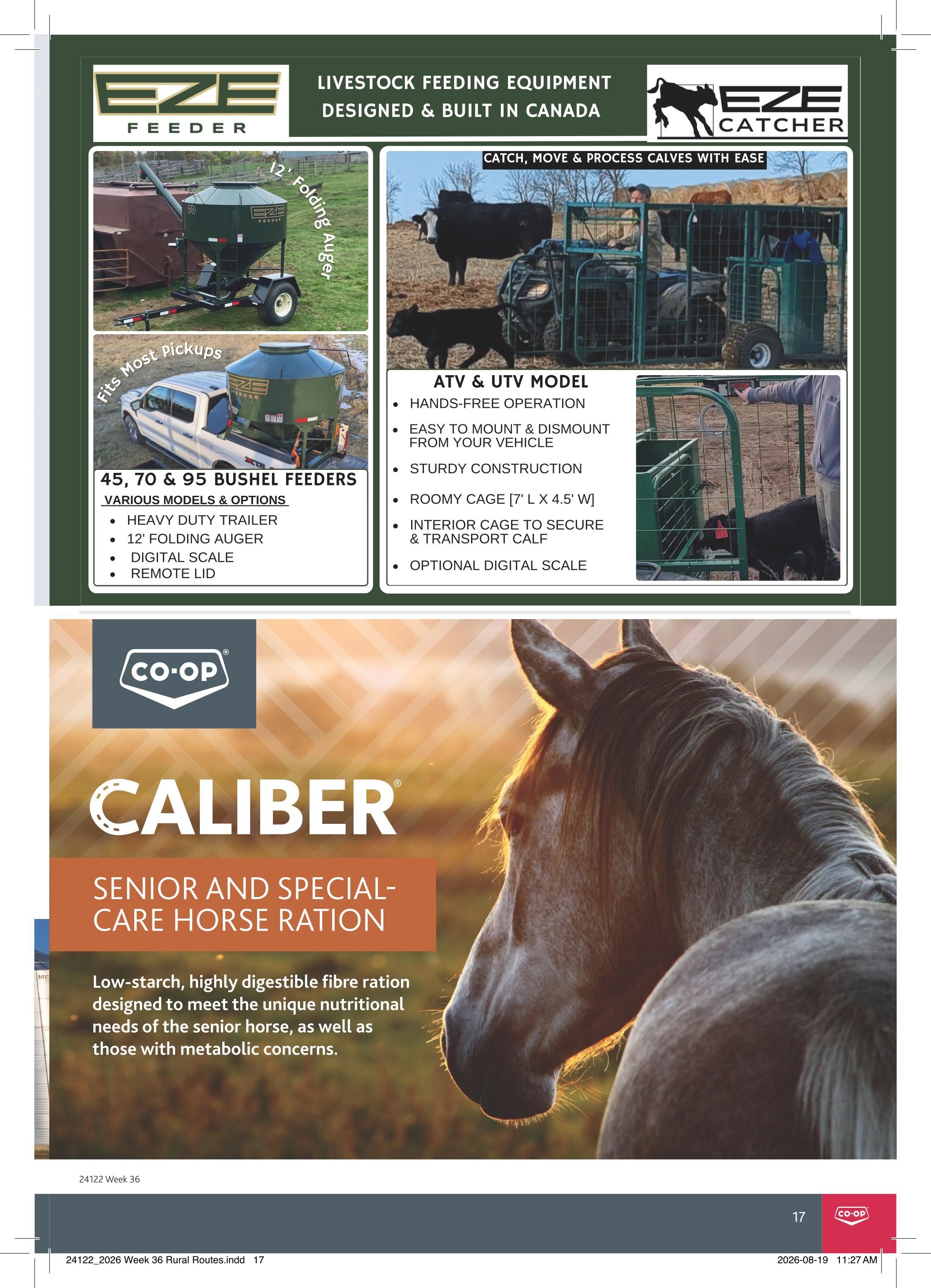 Co-op (West) Rural Routes Flyer September 3 to 23