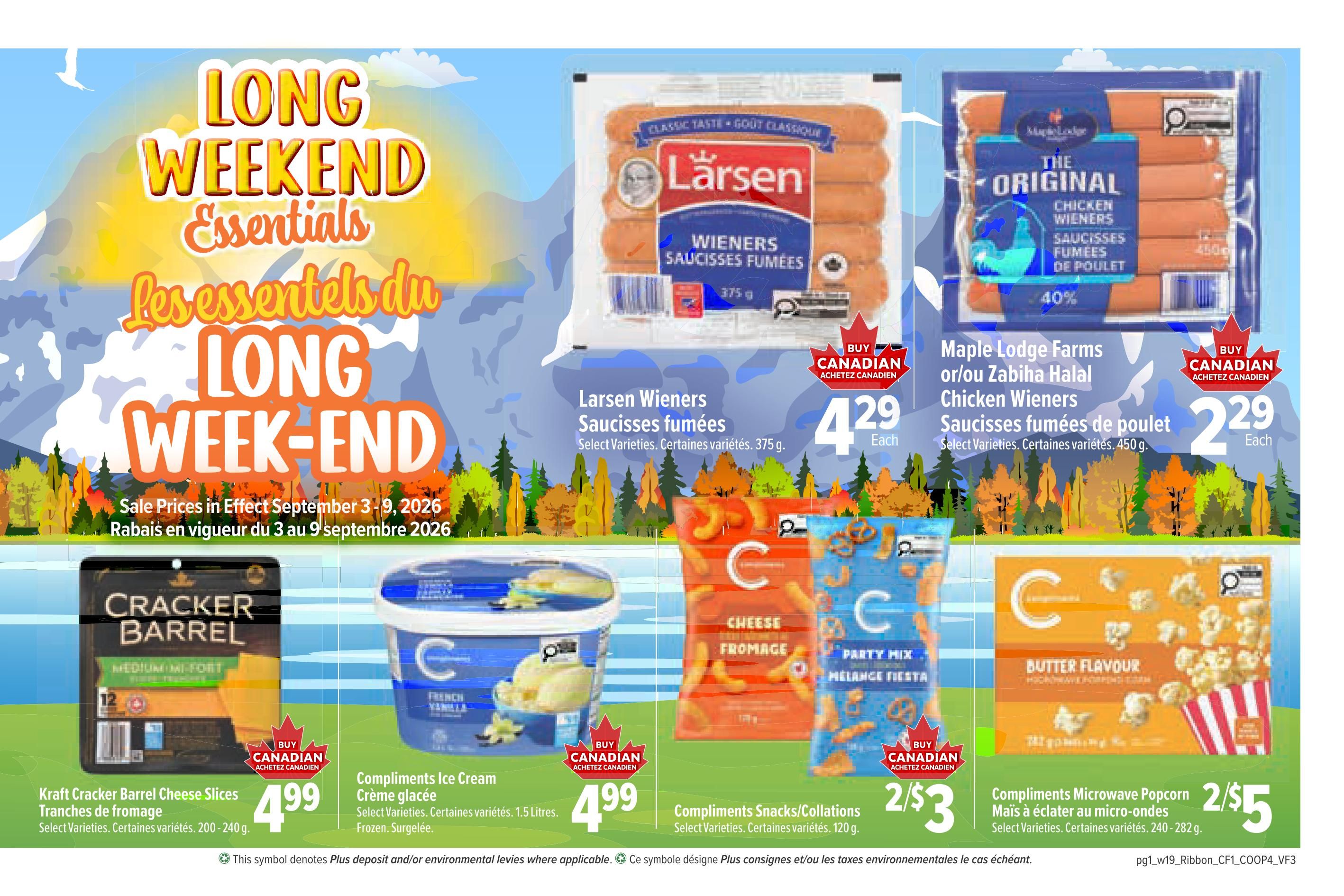 Clover Farm (Atlantic) Flyer September 3 to 9